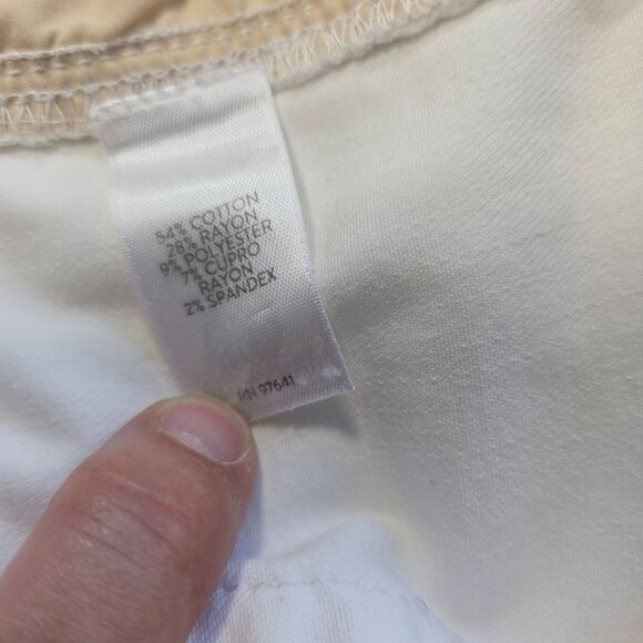 J.Jill Womens White Denim Slim Ankle Jeans Size 10 - Picture 16 of 16